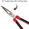 Teng Tools MB463-8T 8" Mega Bite TPR Grip Bent Long Nose Pliers MB463-8T - alternate 4